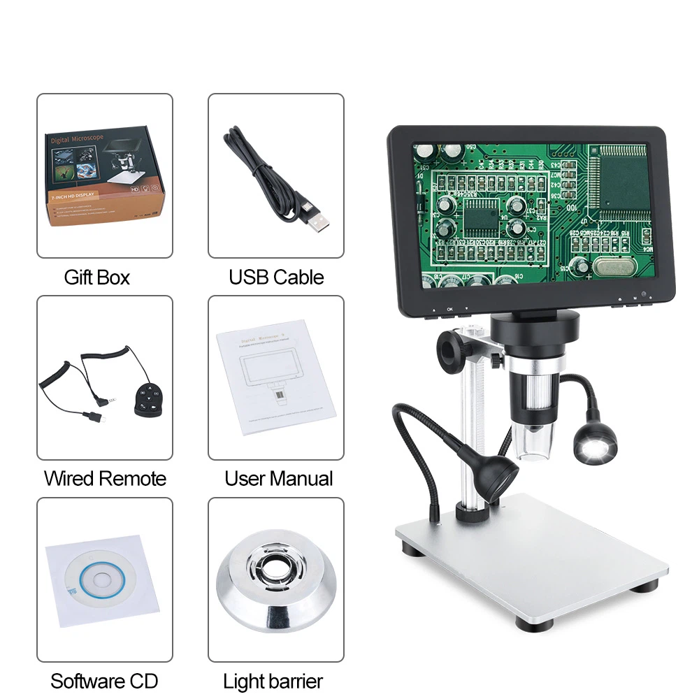 4. digital microscope with LCD 4. digital microscope with LCD