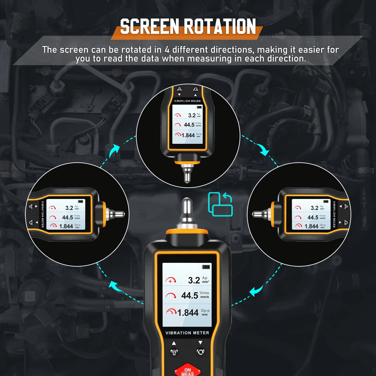3. handheld vibration meter