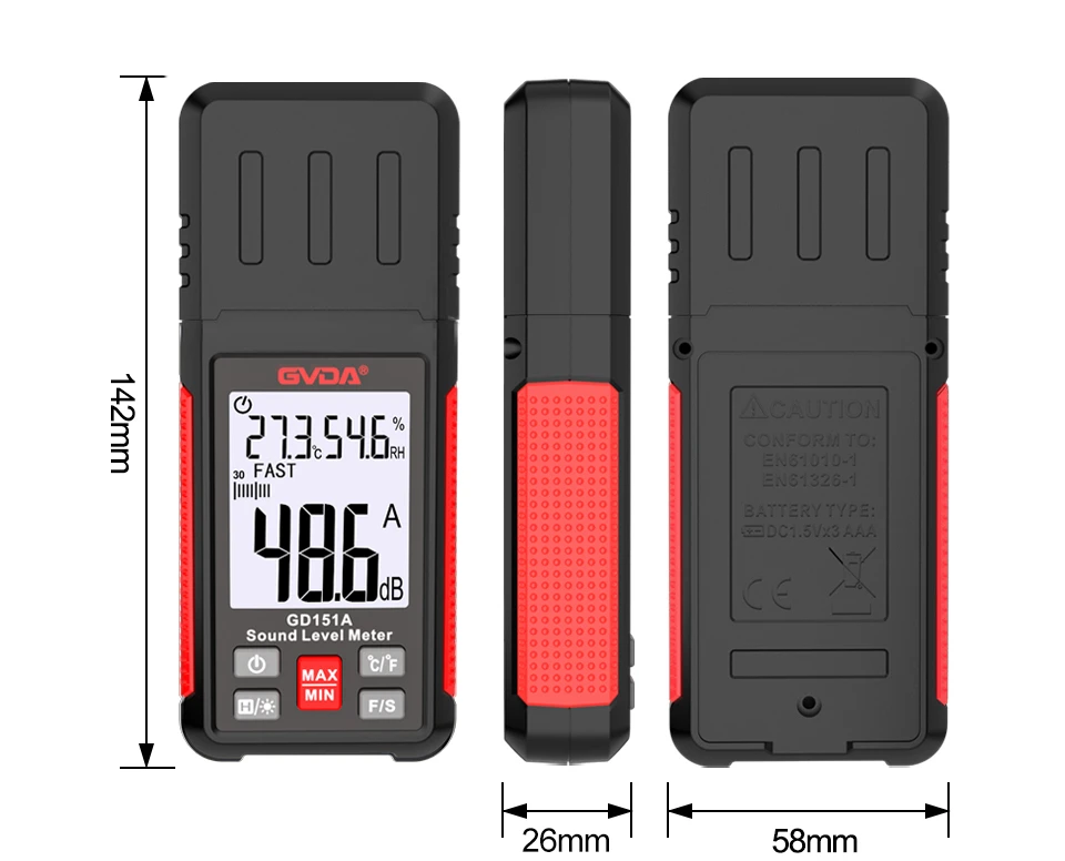 handheld sound meter