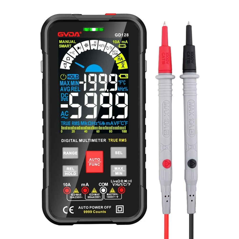 Bra feedback för vår GVDA GD128 Professional Smart Multimter Auto Range