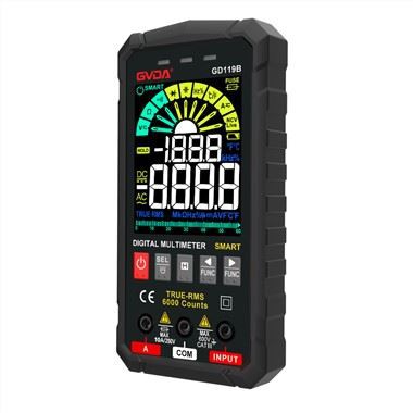 Digital Multimeter Färg LCD Ac Dc Mätning