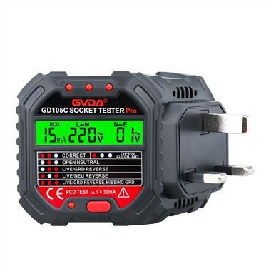 Storbritannien Plug Socket Tester 240v