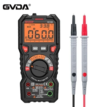 USA kundorder 1000 st GVDA GD108A Digital multimeter TRMS 6000 Räknar Voltmet...