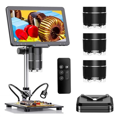 10,1 tums 3-lins elektronlödmikroskop